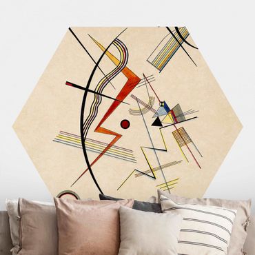 Papier peint hexagonal autocollant avec dessins - Wassily Kandinsky - Annual Gift