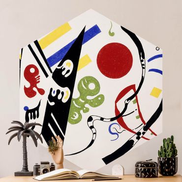 Papier peint hexagonal autocollant avec dessins - Wassily Kandinsky - Reciproque