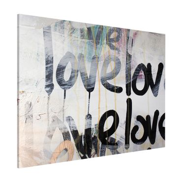 Tableau magnétique - We love Graffiti - Format paysage 4:3