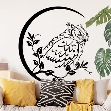 Sticker mural - Wise Owl