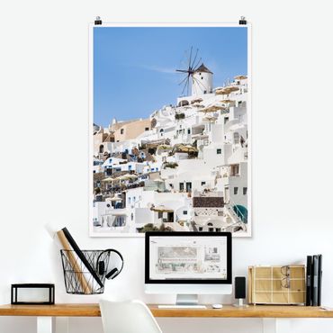 Poster - White Greece