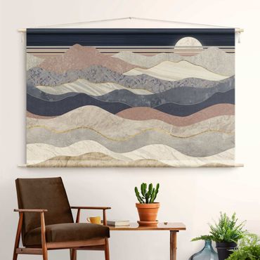 Tenture murale - Wavey Mountain Landscape
