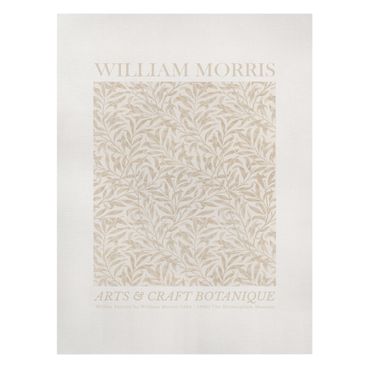 Impression sur toile - William Morris - Willow Pattern Beige - Format portrait 3:4