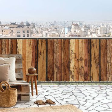 Brise-vue pour balcon - Woody Flamed