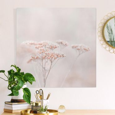 Impression sur toile - Pale Pink Wild Flowers