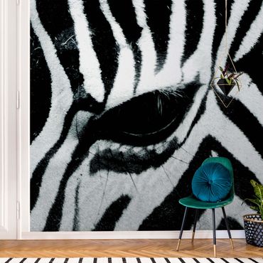 Metallic wallpaper - Zebra Crossing
