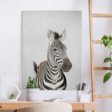 Tableau sur toile - Zebra Zilla - Format portrait 3:4