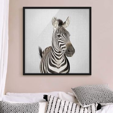 Poster encadré - Zebra Zilla