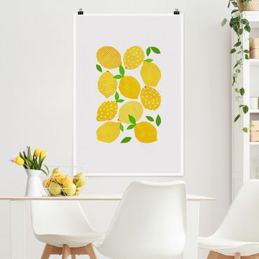 Poster - Lemon With Dots