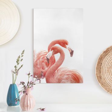 Tableau sur toile - Two Flamingos