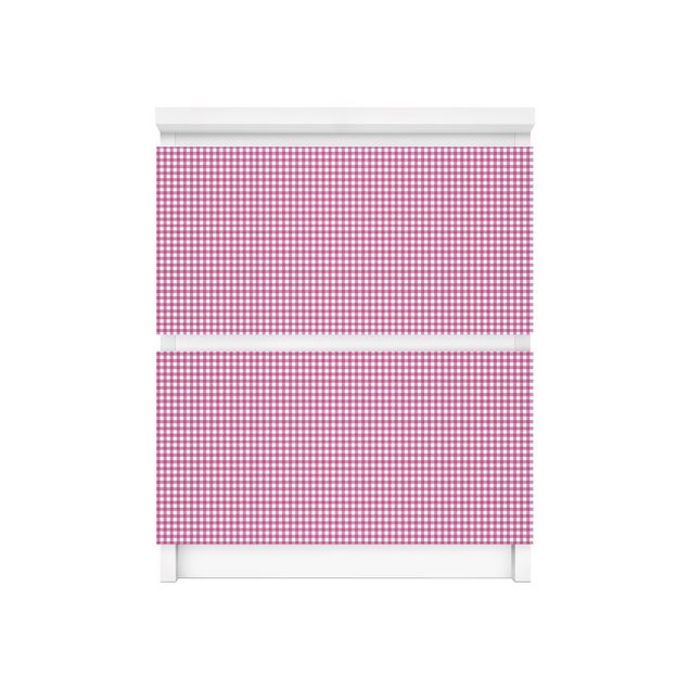 Papier adhésif pour meuble IKEA - Malm commode 2x tiroirs - Dolls Blanket