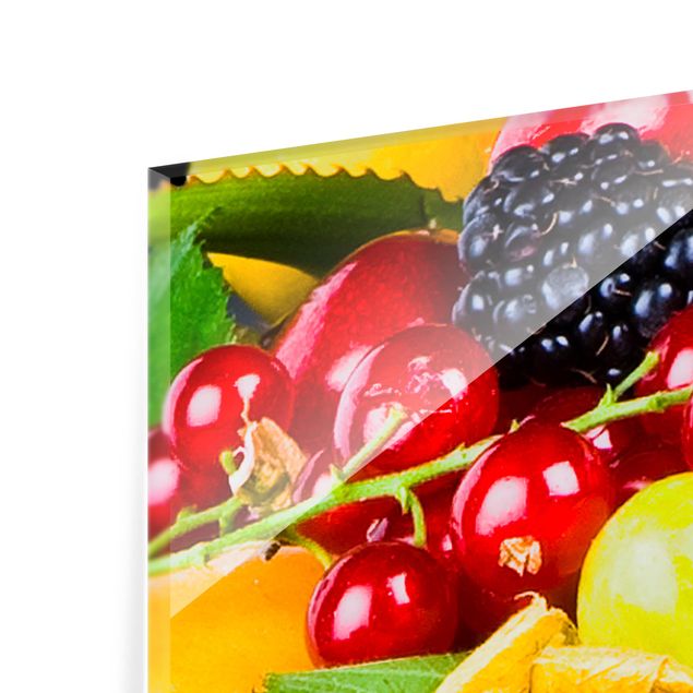 Tableaux en verre magnétique Fruits tropicaux