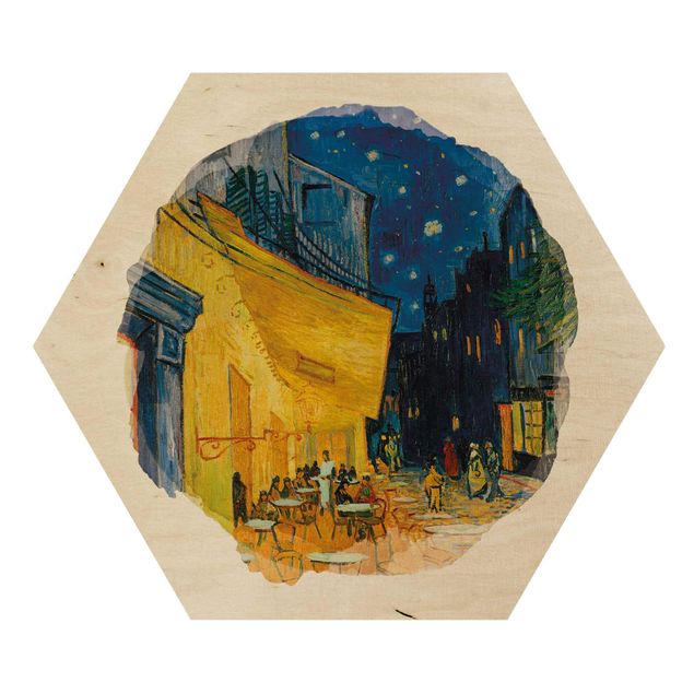 Tableaux Artistiques Aquarelles - Vincent Van Gogh - Terrasse de café à Arles