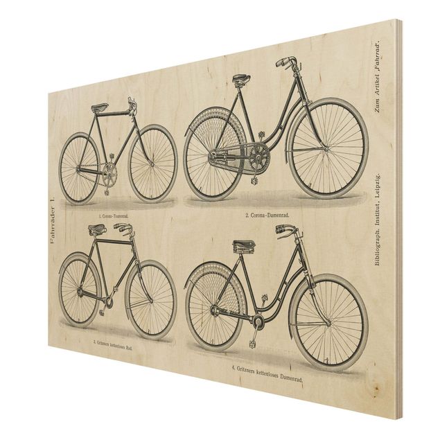 Tableaux Poster Vintage Bicyclettes