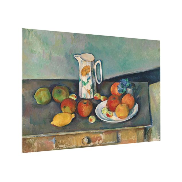 Courant artistique Postimpressionnisme Paul Cézanne - Nature morte avec un pot à lait et des fruits