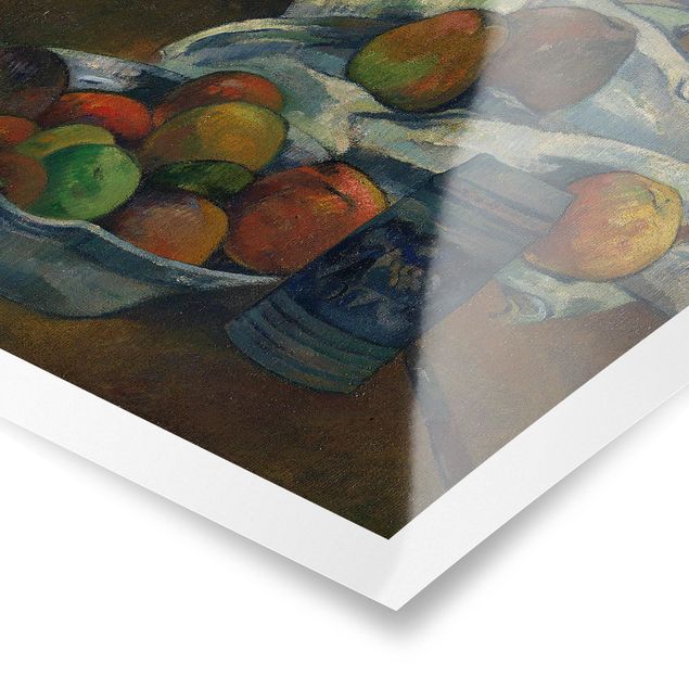 Tableaux reproduction Paul Gauguin - Bol de fruits et pichet devant une fenêtre