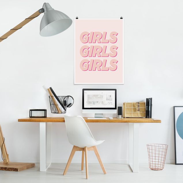 Tableaux citations Girls Girls Girls - Les filles
