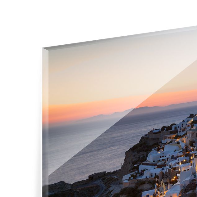 Fond de hotte - Santorini At Night - Format paysage 3:2