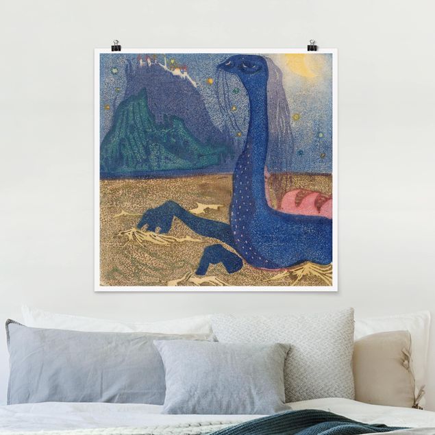 Tableau montagne Wassily Kandinsky - Nuit de lune