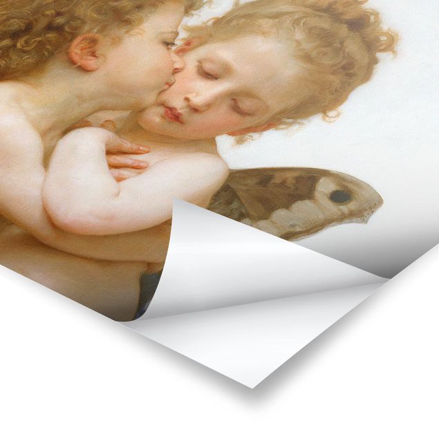 Posters William Adolphe Bouguereau - Le premier baiser