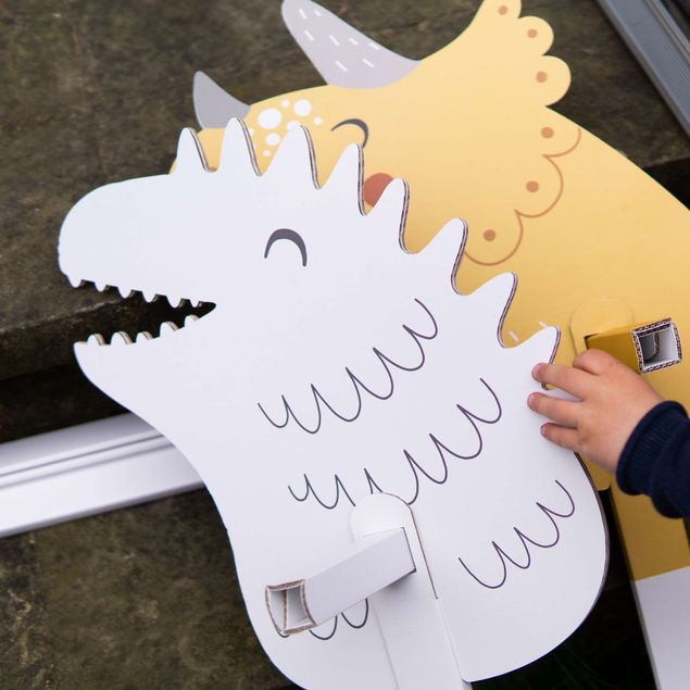 tête de cheval jouet Dinosaure stégosaure à colorier