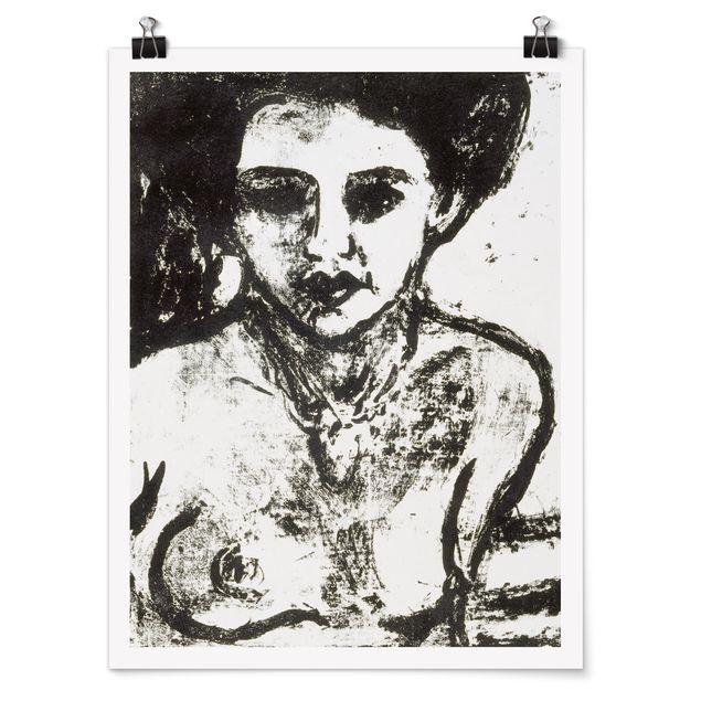 Poster reproduction - Ernst Ludwig Kirchner - Artist's Child