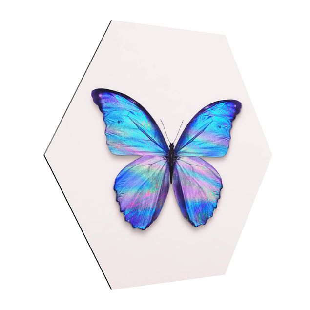 Tableaux modernes Papillon Holographique
