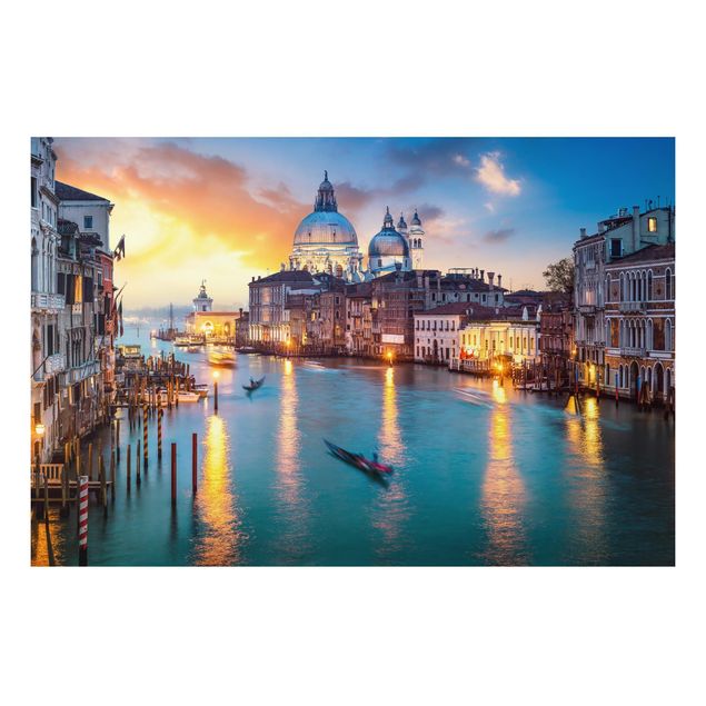 Tableau paysage Coucher de soleil à Venise