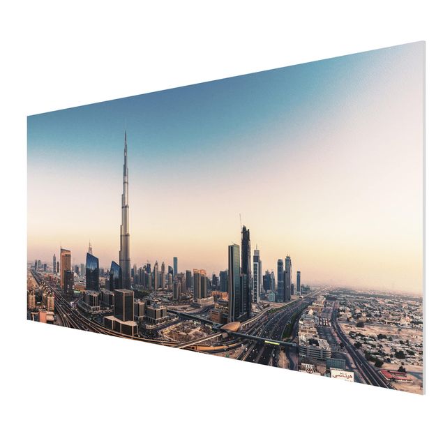Tableaux moderne Ambiance du soir à Dubaï