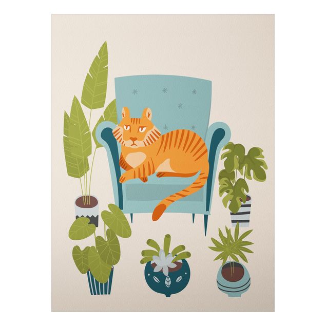 Tableaux chats Illustration de mini tigre domestique