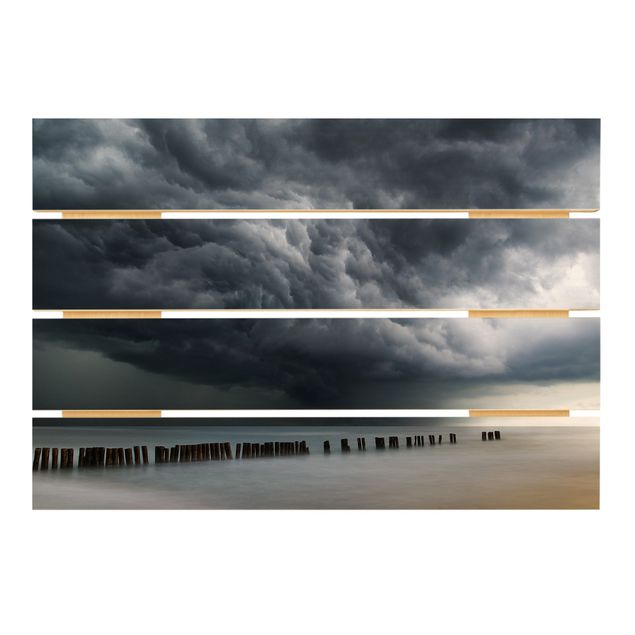 Tableau décoration Nuages d'orage au-dessus de la mer Baltique