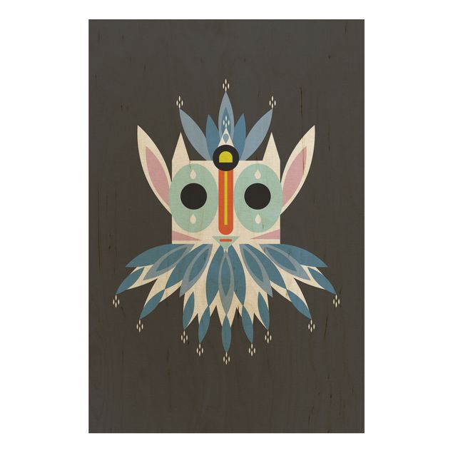 Tableaux de Muah Collage masque ethnique - Gnome