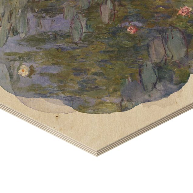 Tableaux muraux Aquarelles - Claude Monet - Nénuphars (Nympheas)