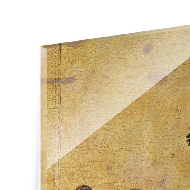 Tableaux en verre magnétique Giotto di Bondone - Saint François s'adressant aux oiseaux