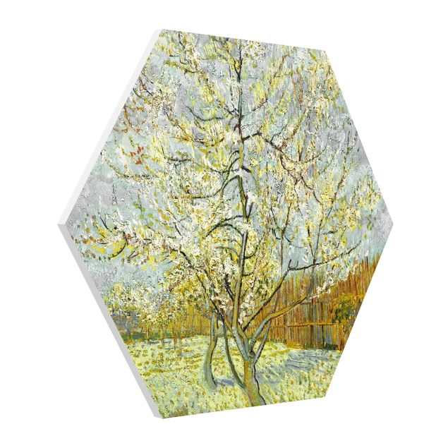 Tableau arbres Vincent van Gogh - Pêcher en fleur