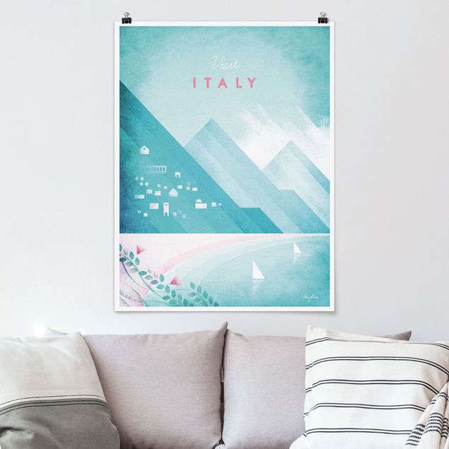 Déco murale cuisine Poster de voyage - Italie