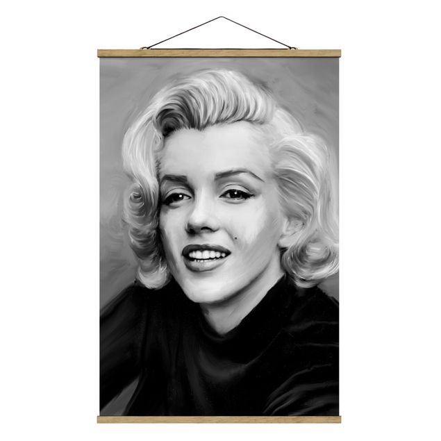 Tableau portraits Marilyn en privé