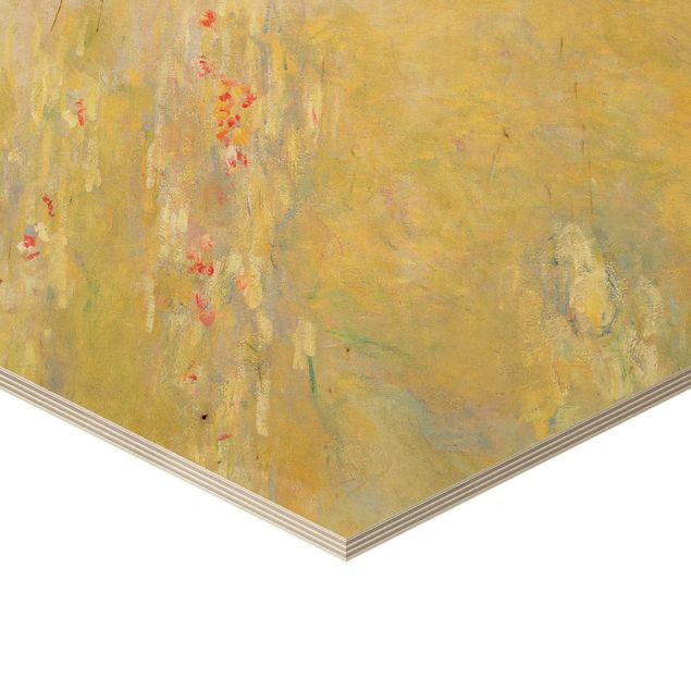 Tableaux en bois Claude Monet - L'étang aux nénuphars