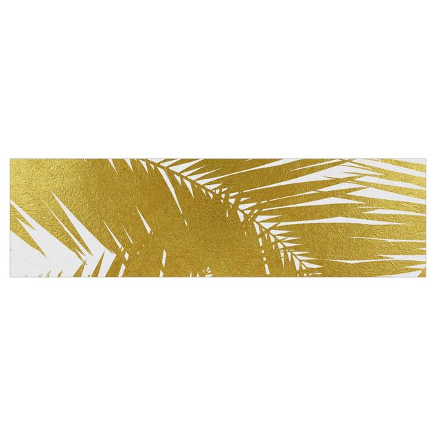 Revêtement mural cuisine - View Through Golden Palm Leaves