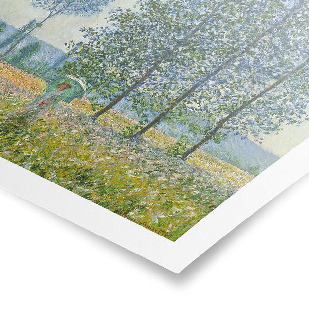 Décoration artistique Claude Monet - Champs au printemps