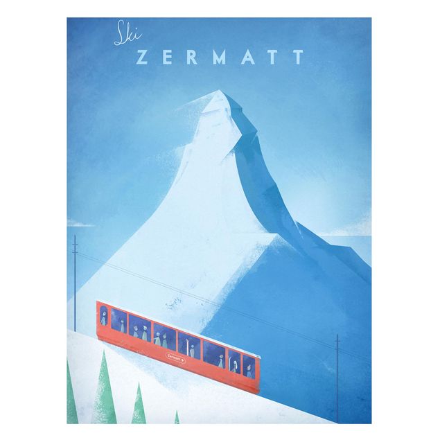 Tableau paysages Poster de voyage - Zermatt