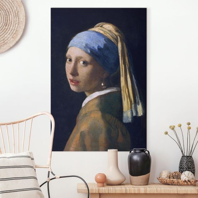Tableau sur toile - Jan Vermeer Van Delft - Girl With A Pearl Earring