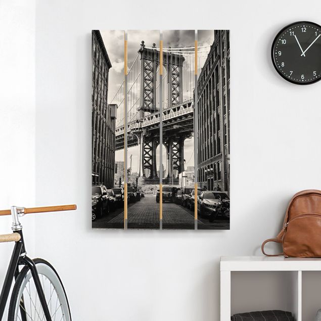 Tableau décoration Pont de Manhattan en Amérique