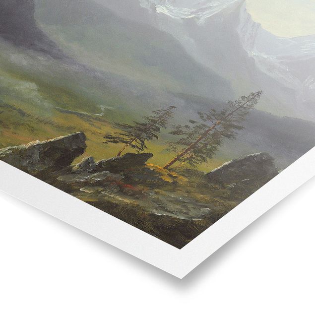 Tableaux Artistiques Albert Bierstadt - Mont Blanc