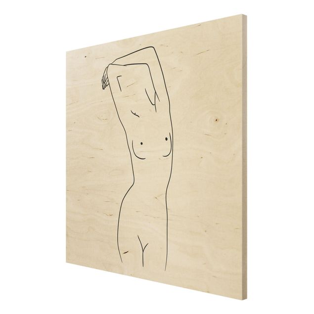 Tableaux Artistiques Line Art Nude Noir Et Blanc