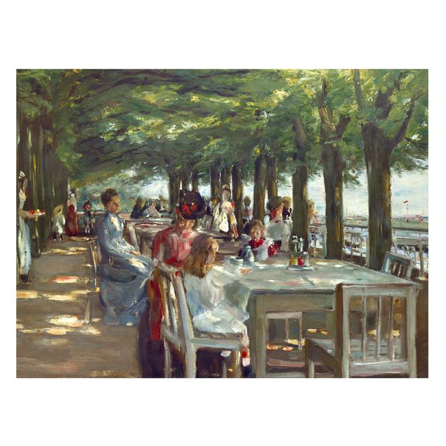 Tableaux paysage Max Liebermann - La terrasse du restaurant Jacob