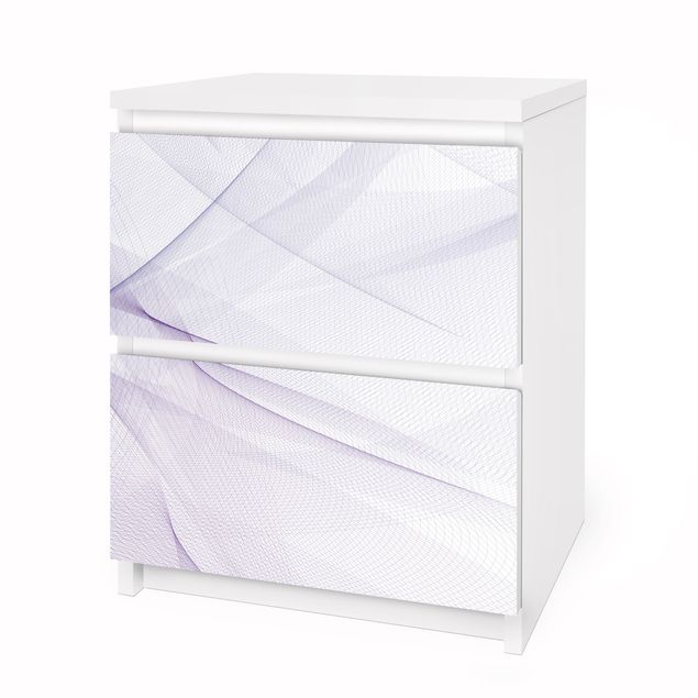 Papier adhésif pour meuble IKEA - Malm commode 2x tiroirs - No.RY9 Pigeon Flight
