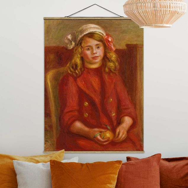 Déco murale cuisine Auguste Renoir - Jeune fille avec une orange