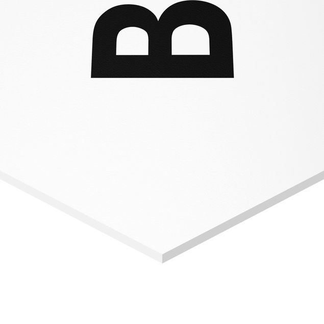 Hexagone en forex - Letter White B