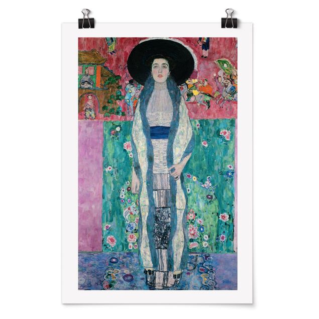 Poster reproduction - Gustav Klimt - Portrait Adele Bloch-Bauer II